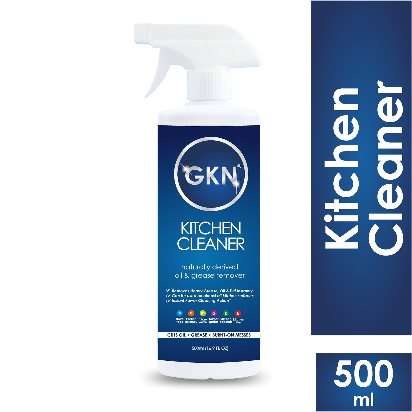 Kitchen Oil & Grease Stain Remover Spray Oven/gas Stove/ Tiles Cleaner Kitchen Cleaner (500ml)