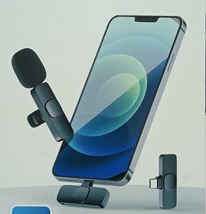 Wireless Microphone, Digital Mini Portable Recording Clip Mic