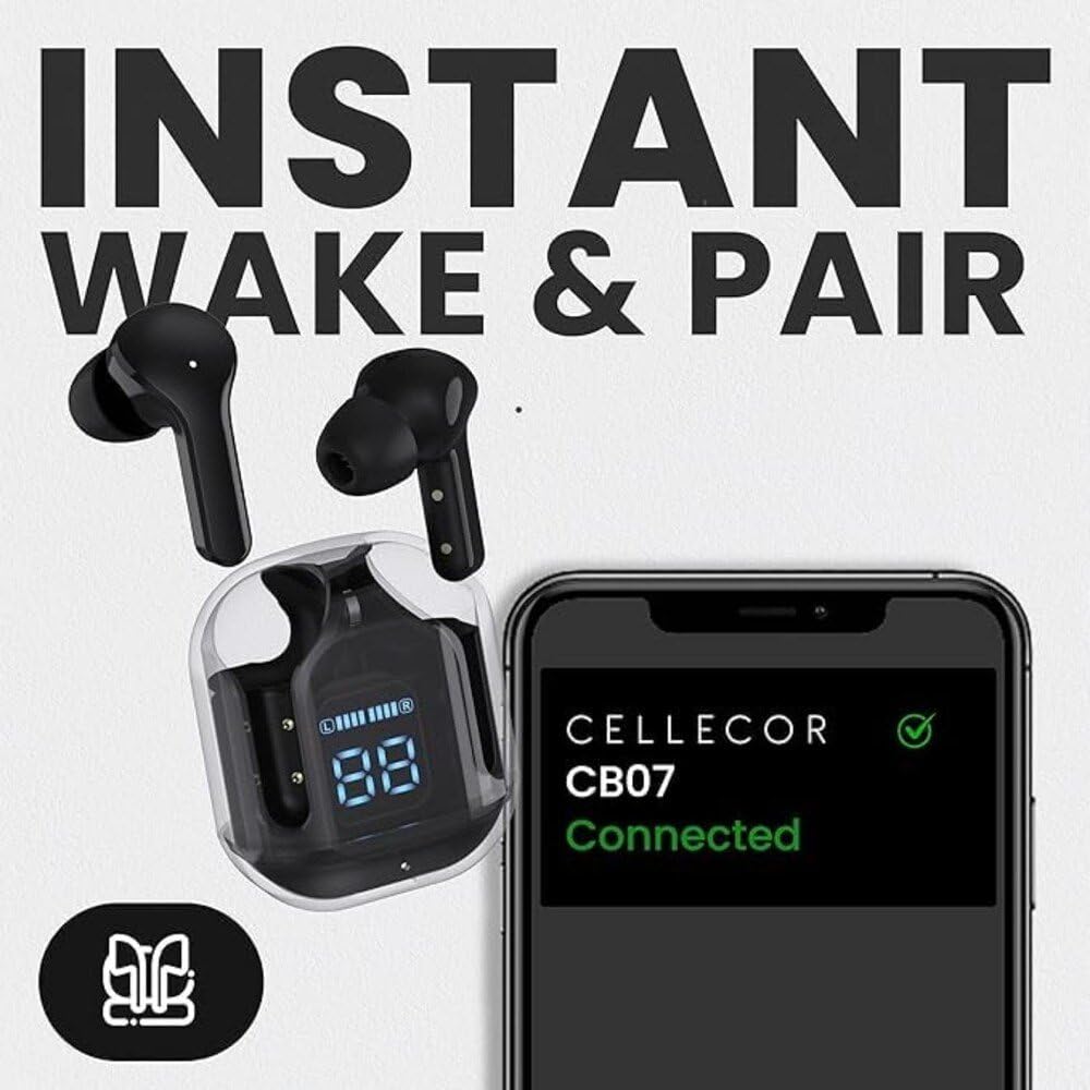 Bluetooth Ultrapods Buds With Transparent Charging Case