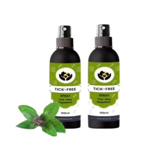 Tick Free Repelling Ayurvedic Spray for Dogs and Cats 100ml (pack of 2)