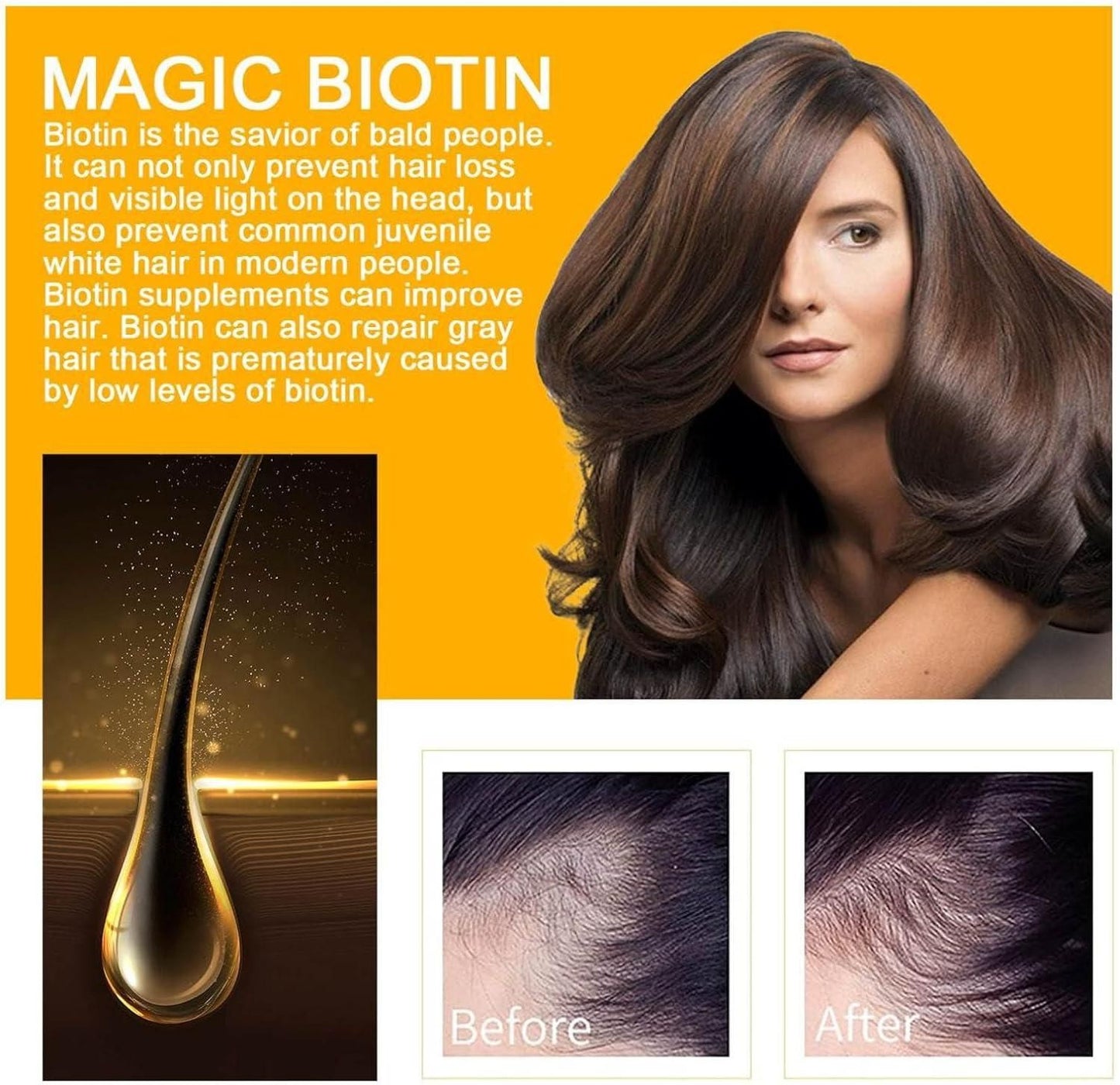 Biotin Hair Growth Spray (2PCS)