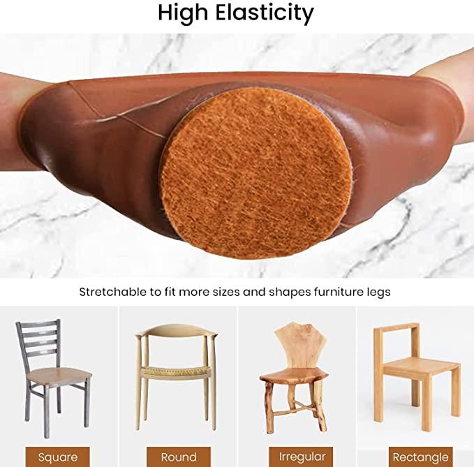 NOBILEA Silicone Chair Leg Protectors (6PCS)