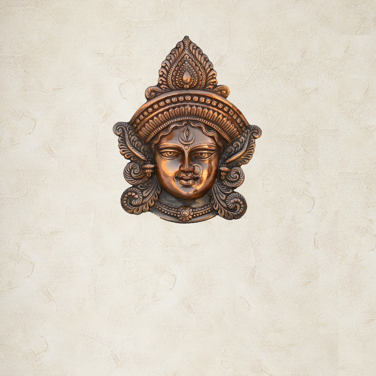 Maa Durga Goddess Metal Wall Hanging