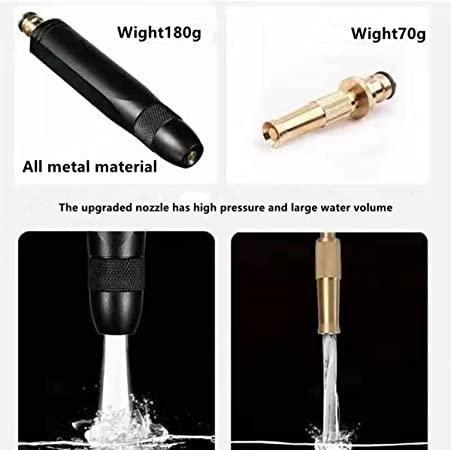 Portable High Pressure Washing Water Nozzle (Black)