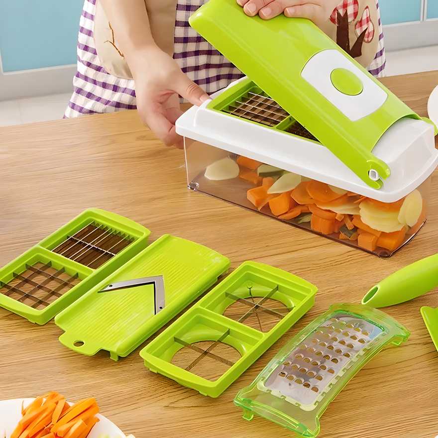 Multifunctional 12 in 1 nicer dicer chopper