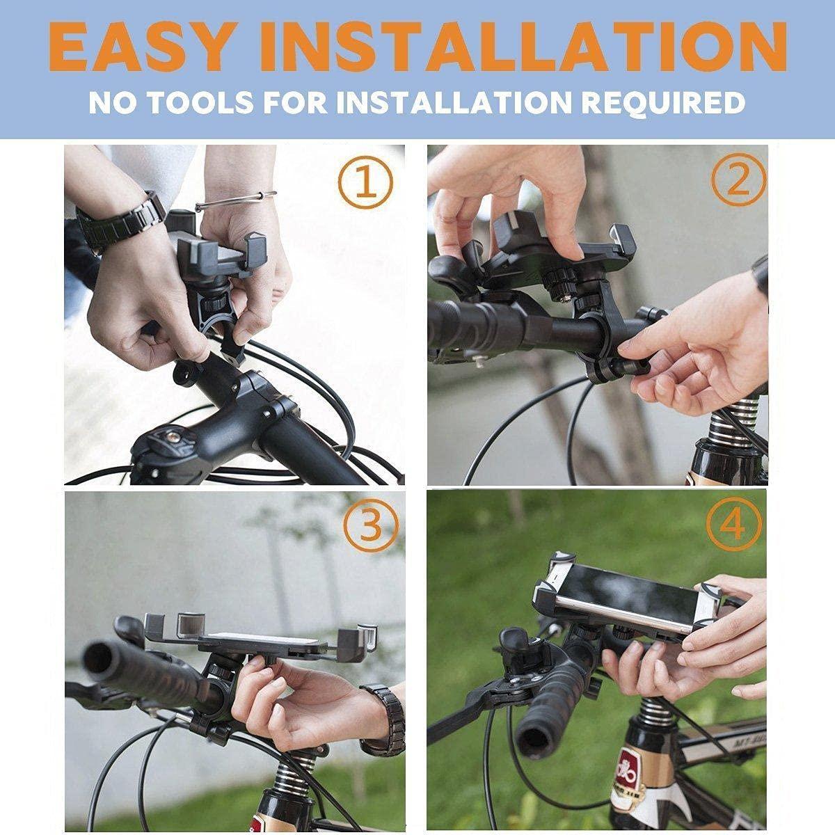 Rotating Bicycle Cell Phone Holder