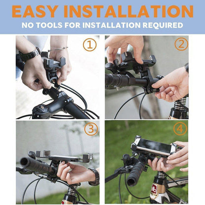 Rotating Bicycle Cell Phone Holder