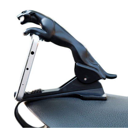Jaguar Design Hud Car Mobile Phone Holder Mount Stand Adjustable Clip Holder for Dashboard