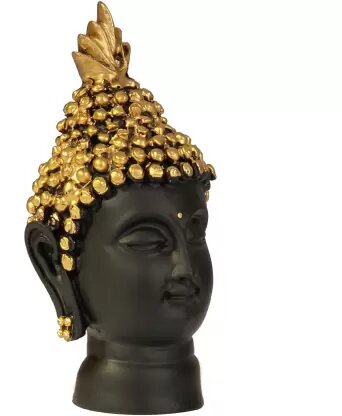 Buddha Head | For Good Luck, Positive Fortune, Success, Prosperity & Home Decor - 14 cm