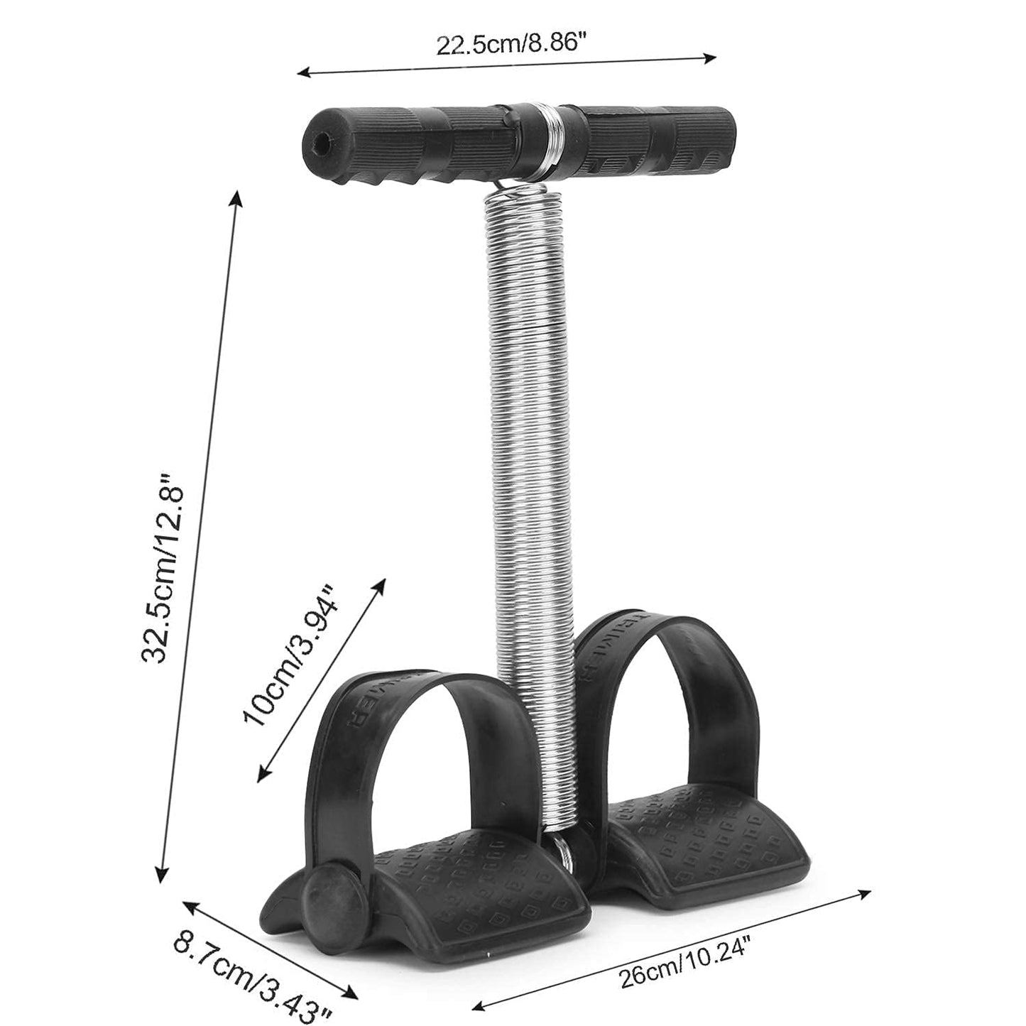 Single Spring Tummy Trimmer Single, Waist Trimmer, Ab Exerciser for Men and Women