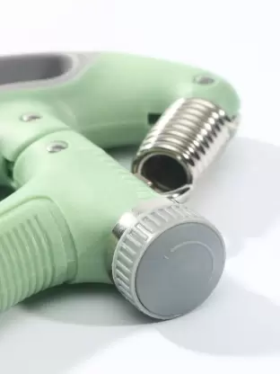 Hand Grip Strength Trainer with Counter 10 to 100 kg, Non-Slip Gripper, for Hand Exercising (Green)