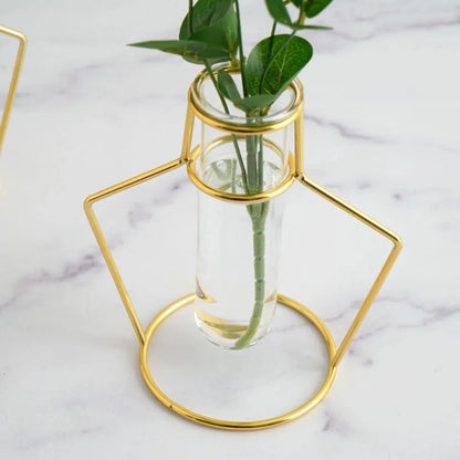 Metal Vase - Pentagon - Test Tube