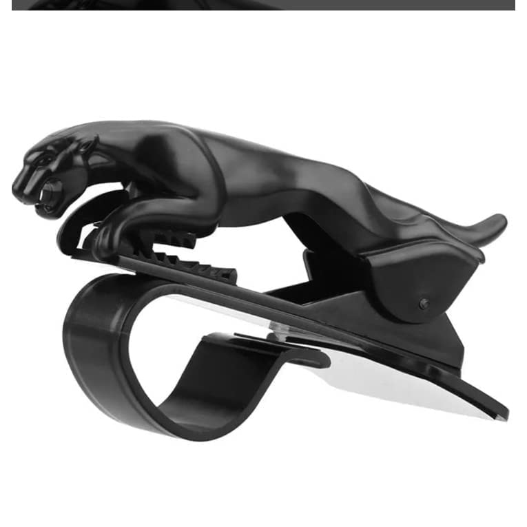 Jaguar Design Hud Car Mobile Phone Holder Mount Stand Adjustable Clip Holder for Dashboard