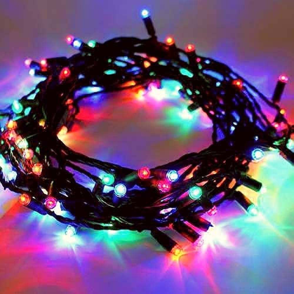 Decorative Pixel Led String/Rice Light | 36 Feet Single Colour  String Light (Multi color)