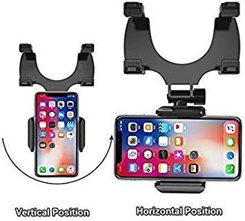 Car Mobile Holder- Rearview Mirror Phone Holder