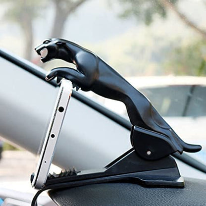 Jaguar Design Hud Car Mobile Phone Holder Mount Stand Adjustable Clip Holder for Dashboard