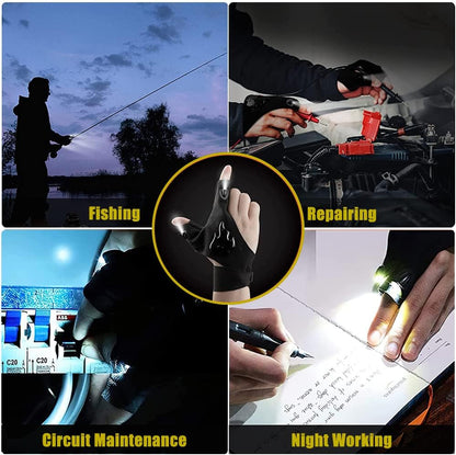 LED Torch Gloves