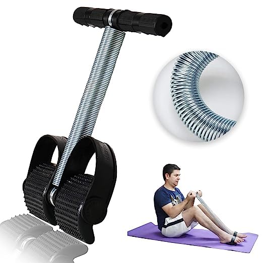 Single Spring Tummy Trimmer Single, Waist Trimmer, Ab Exerciser for Men and Women