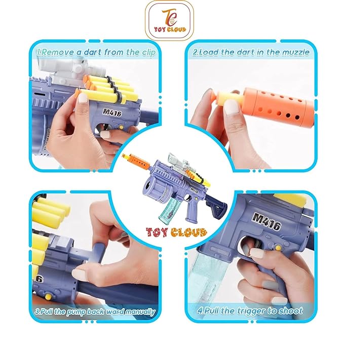 3 Times The Fun: Gel Blaster, Soft Bullet Gun, and Bubble Machine