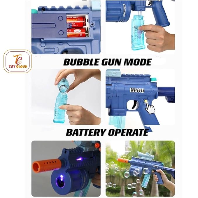 3 Times The Fun: Gel Blaster, Soft Bullet Gun, and Bubble Machine