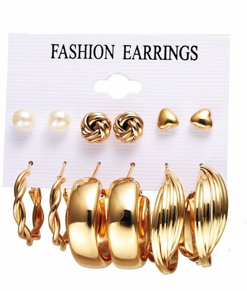 Combo Pack Of Earrings(Pack Of 6)