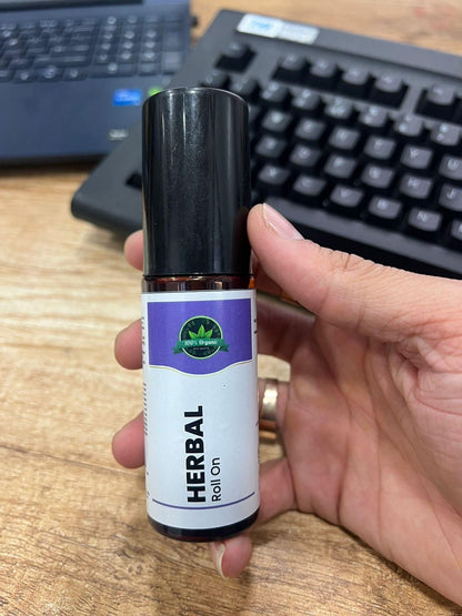 HERBAL Roll On 100% Organic (Pack of 2)