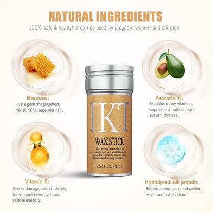 Hair Wax Stick for Hair Styling Wax Stick Non-greasy Styling Wax