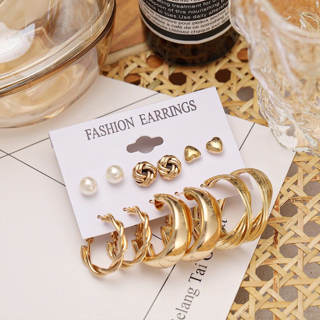 Combo Pack Of Earrings(Pack Of 6)