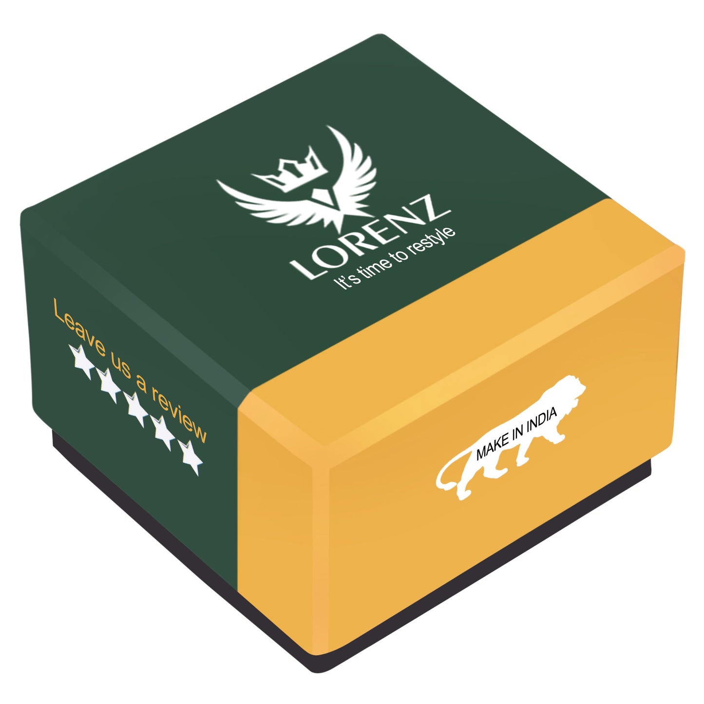 Lorenz Analogue Day Date Functioning Stainless Steel Chain Watch for Men